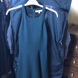 Elizabeth and James Green Textured Dress